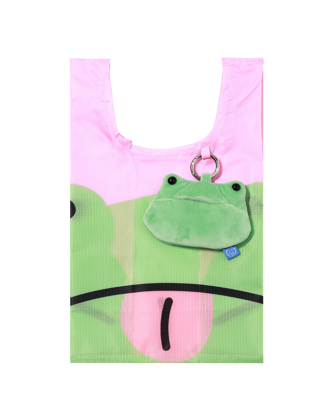 Frogile Frog Plushie Reusable Nylon Bag