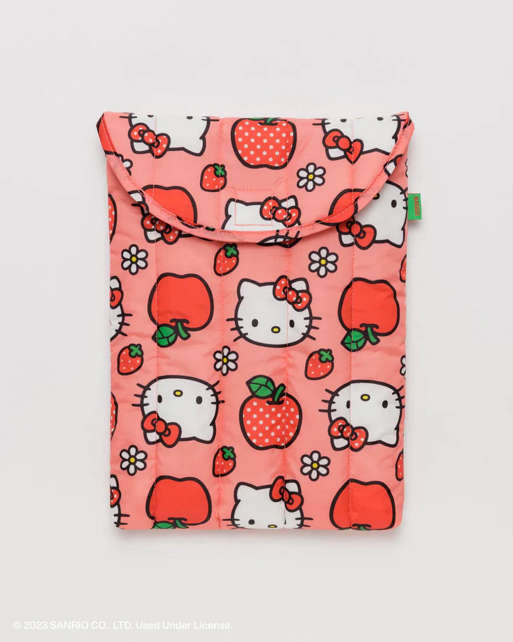 Baggu Puffy Laptop Sleeve 13"/14" - Hello Kitty Apple