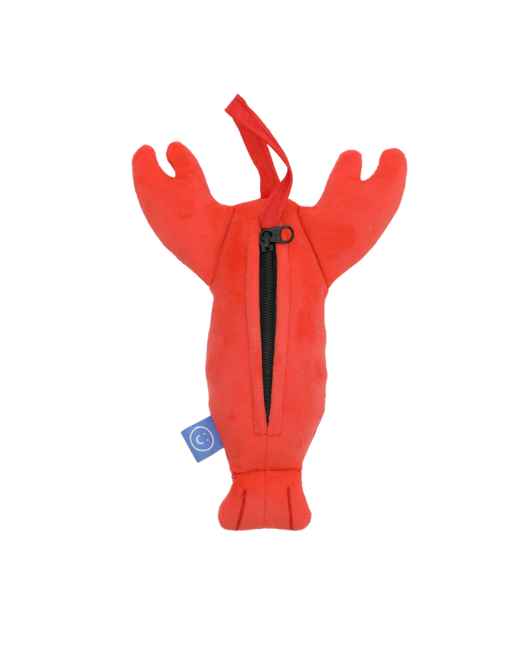back view of the lobster plushie reusable bag