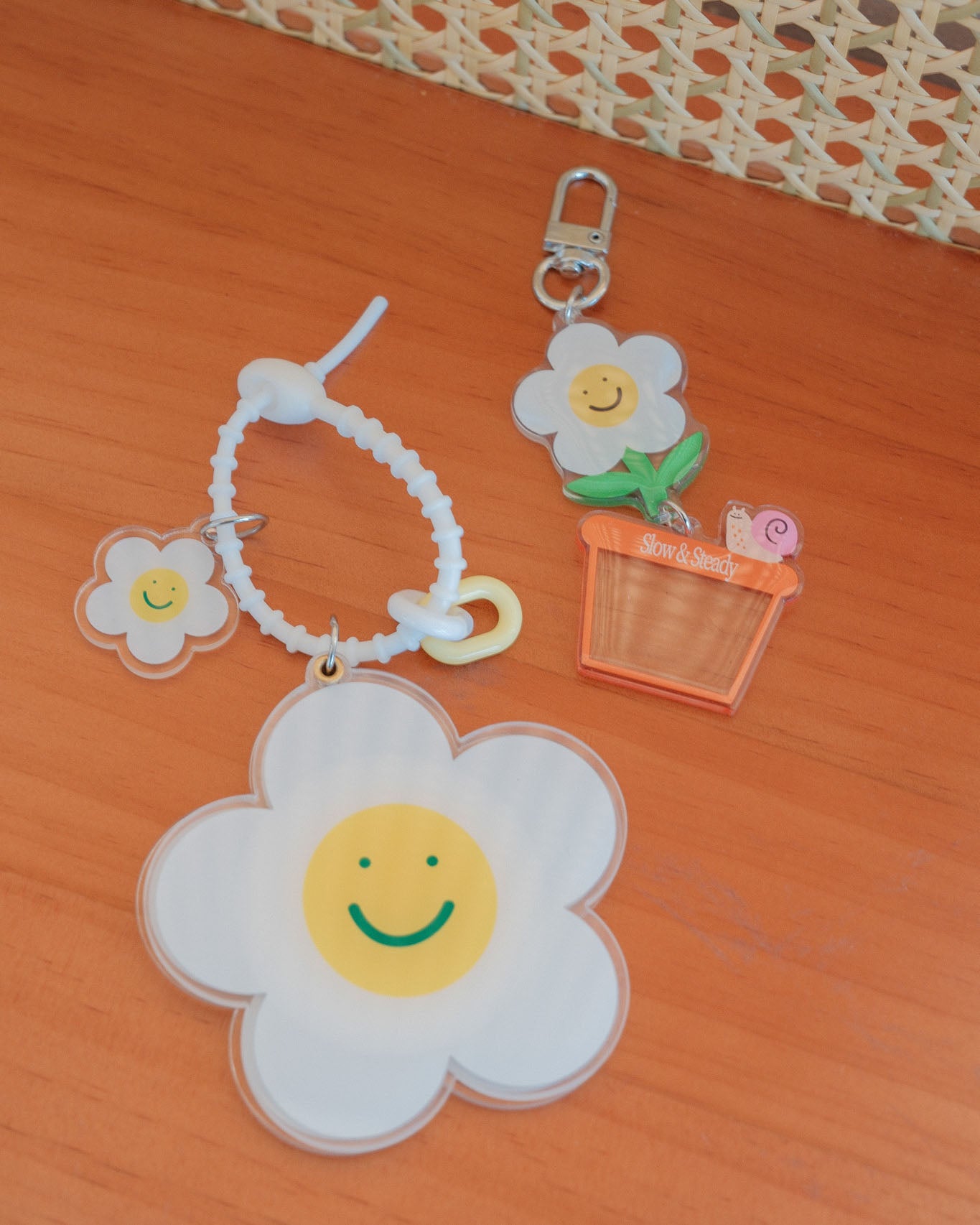 Slow & Steady Keychain