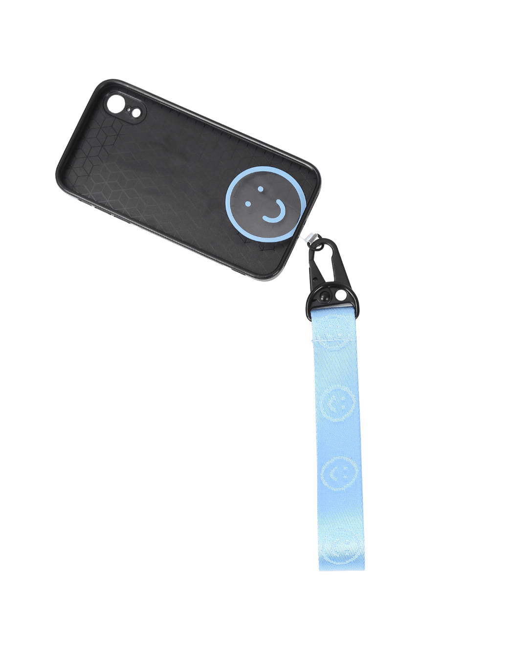 Signature Smile Wrist Strap in Frost Blue