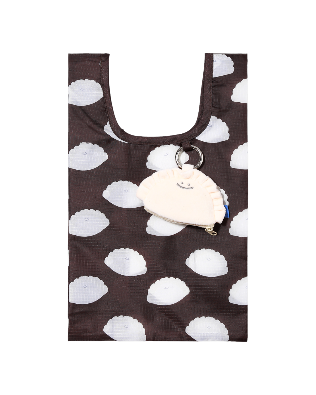 Uncooked Gyoza Medium Plushie Reusable Nylon Bag