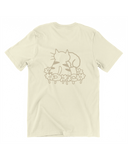 Have a Pawsome Day Oversized Tee in Beige