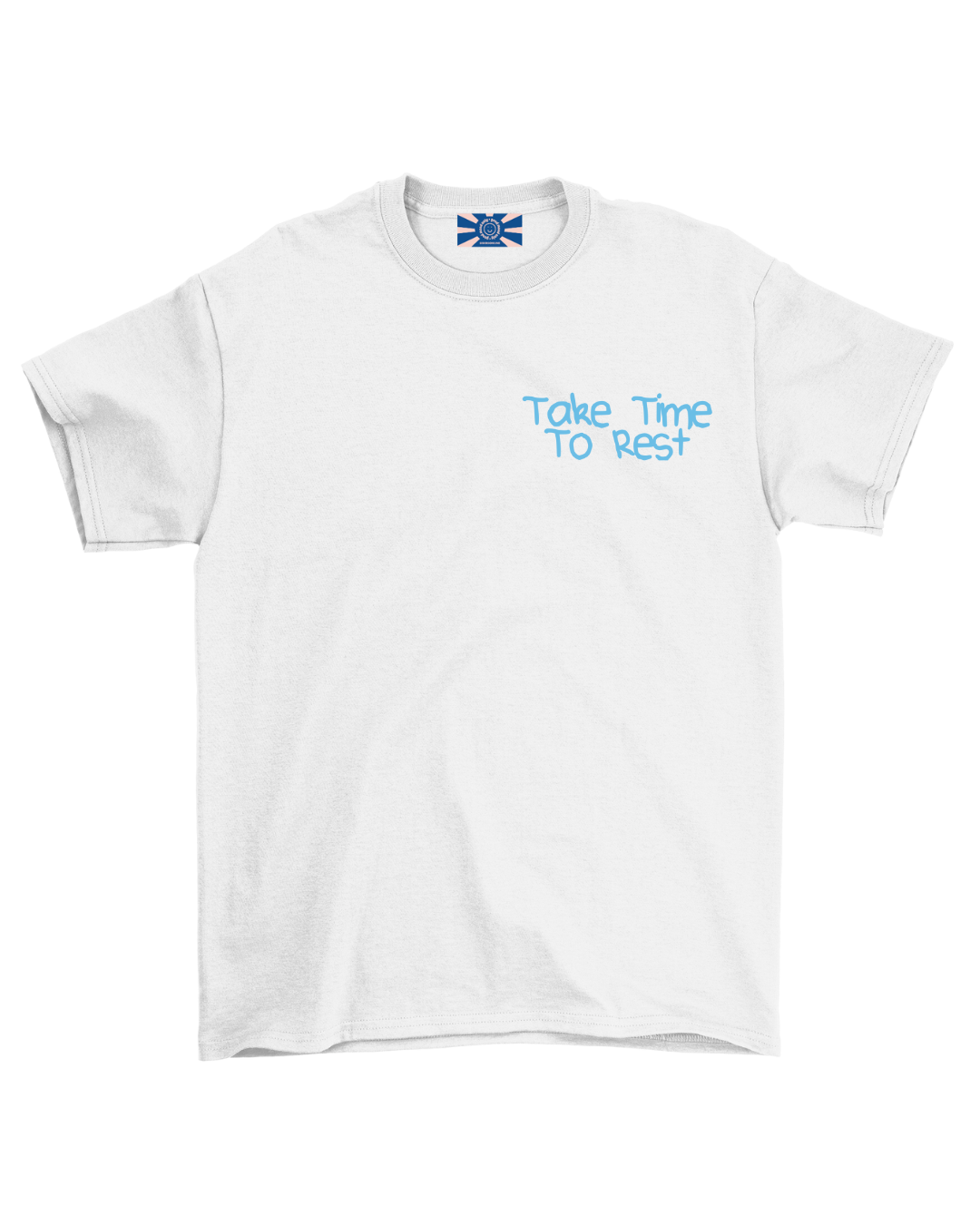 Take Time To Rest Oversized Tee in White