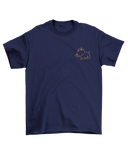 Take It Easy Oversized Tee in Navy