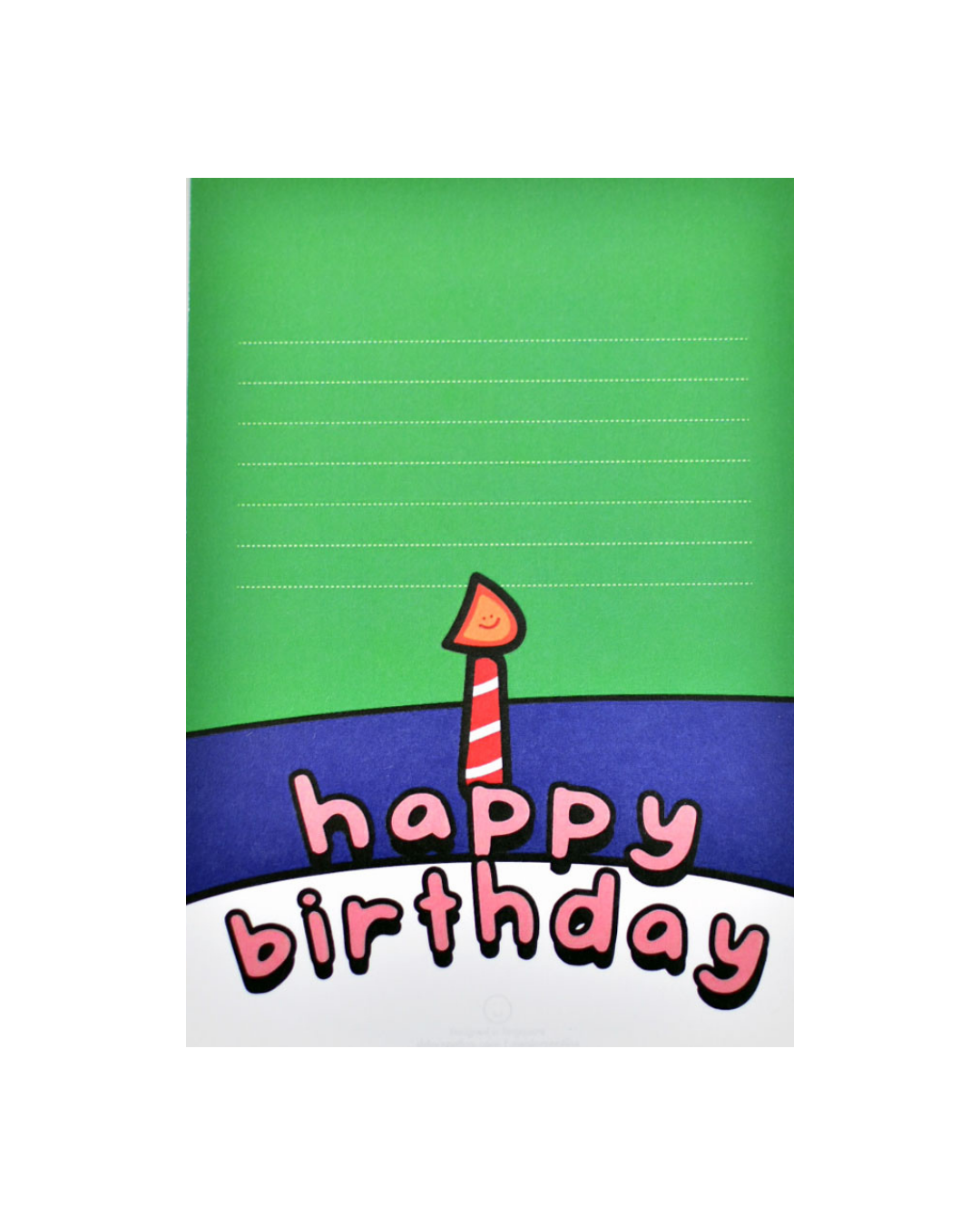 Ultimate Birthday Cake Postcard Keychain