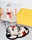 Lazy Cat Tufted Yarn Rug