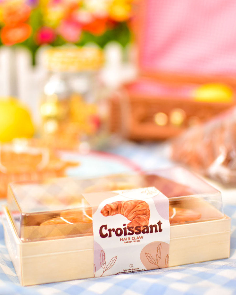 Croissant Hair Claw Clip (Mega)