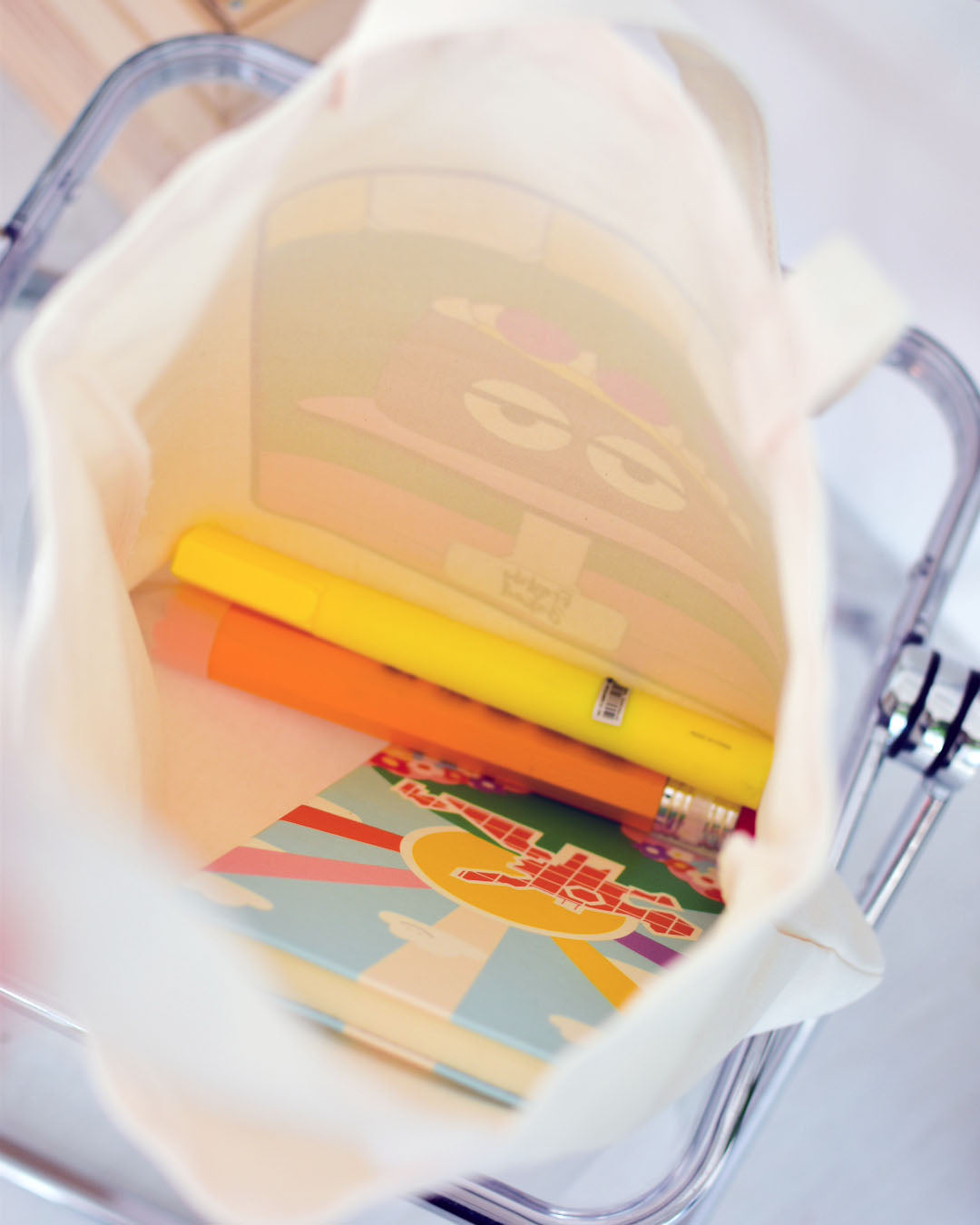 Cake Canvas Book Tote Bag
