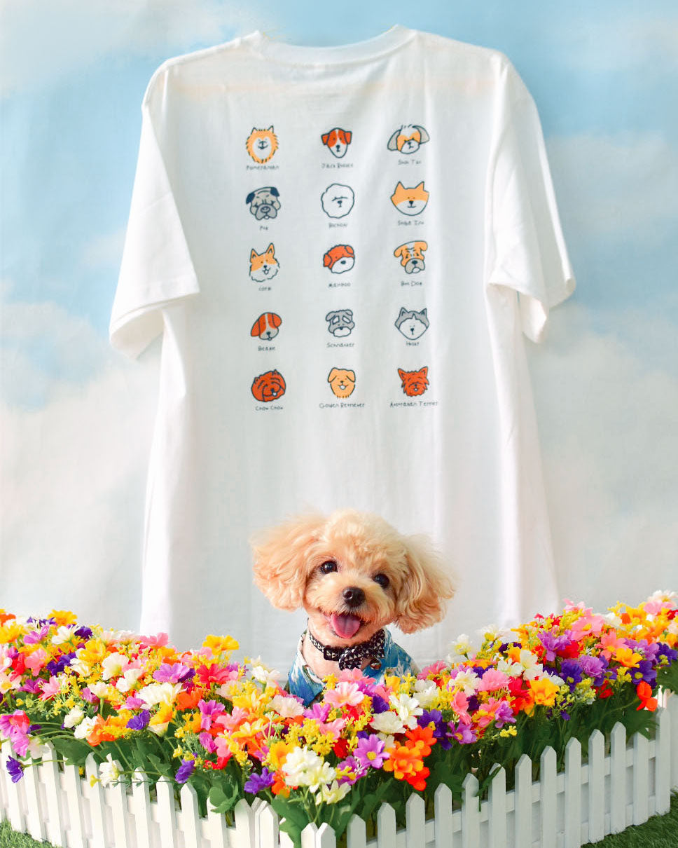 Dogtionary Oversized Tee In White