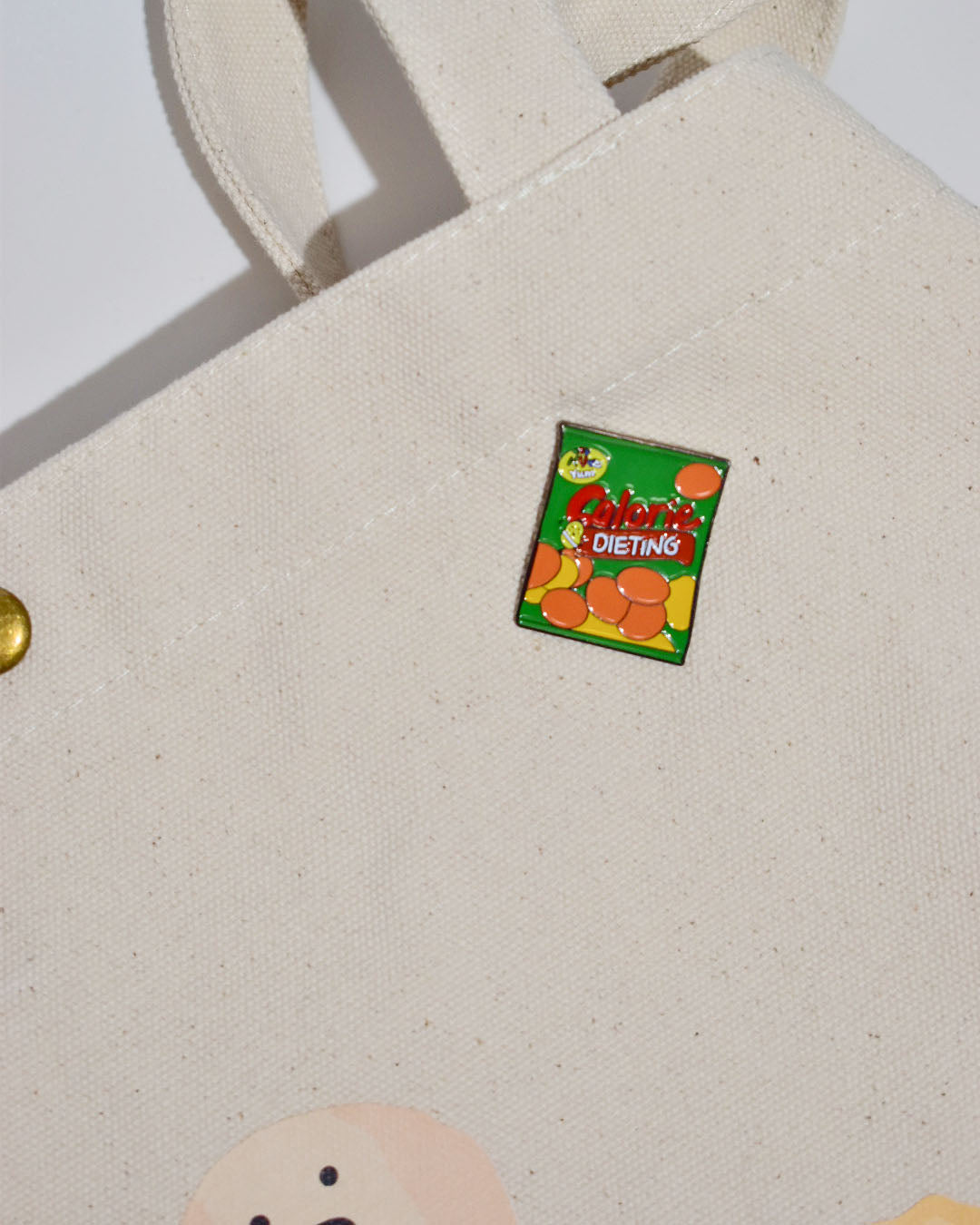Calorie Dieting Enamel Pin