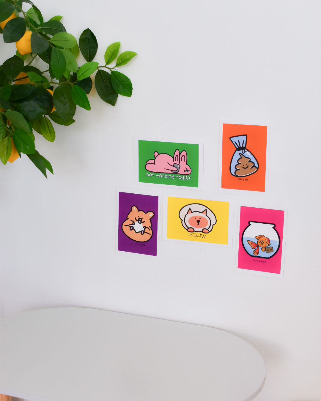 Pawsome Pets Doodle Postcard Set (5 designs)