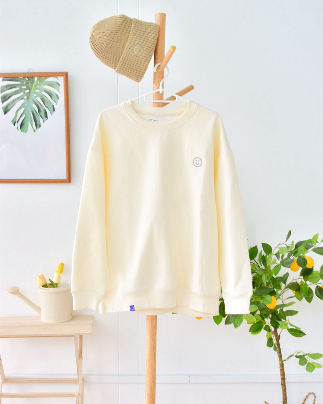Signature Oversized Sweater in Cream