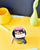 Happy Pills Shaker Keychain