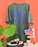 Soy Mate Super Oversized Tee in Acid Green