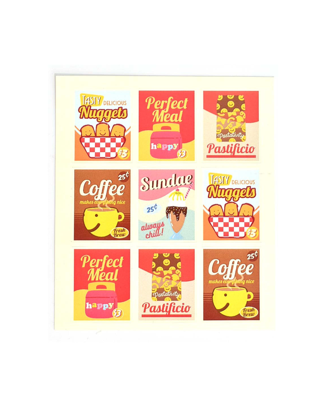Have a Nice Day Poster Sticker Pack