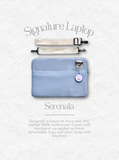 Signature Laptop Bag in Serenata