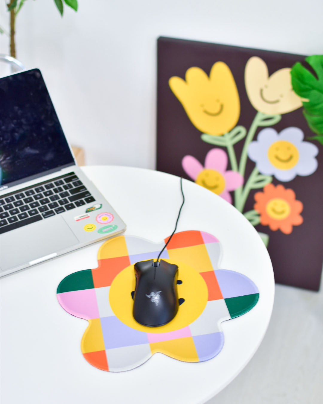 another angle of the mousepad being used