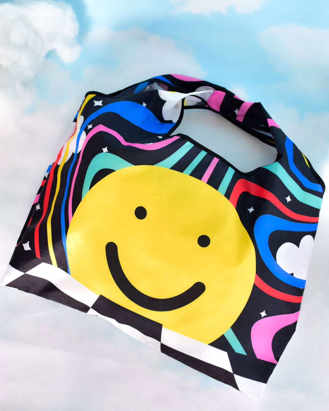 High/Have A Nice Day Reusable Nylon Bag