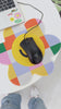 Checkered Flower Mousepad